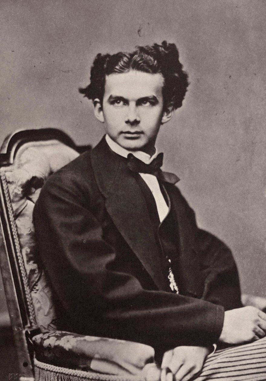Król Ludwik II Bawarski, 1867 autorstwa Joseph Albert