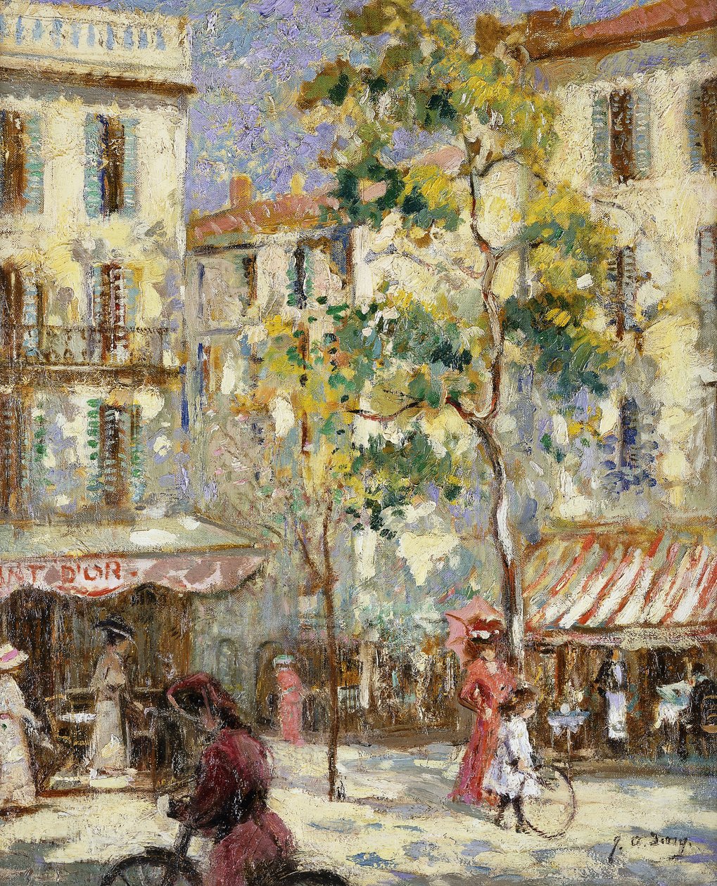 Scena uliczna w Paryżu autorstwa Joseph Alfred Terry