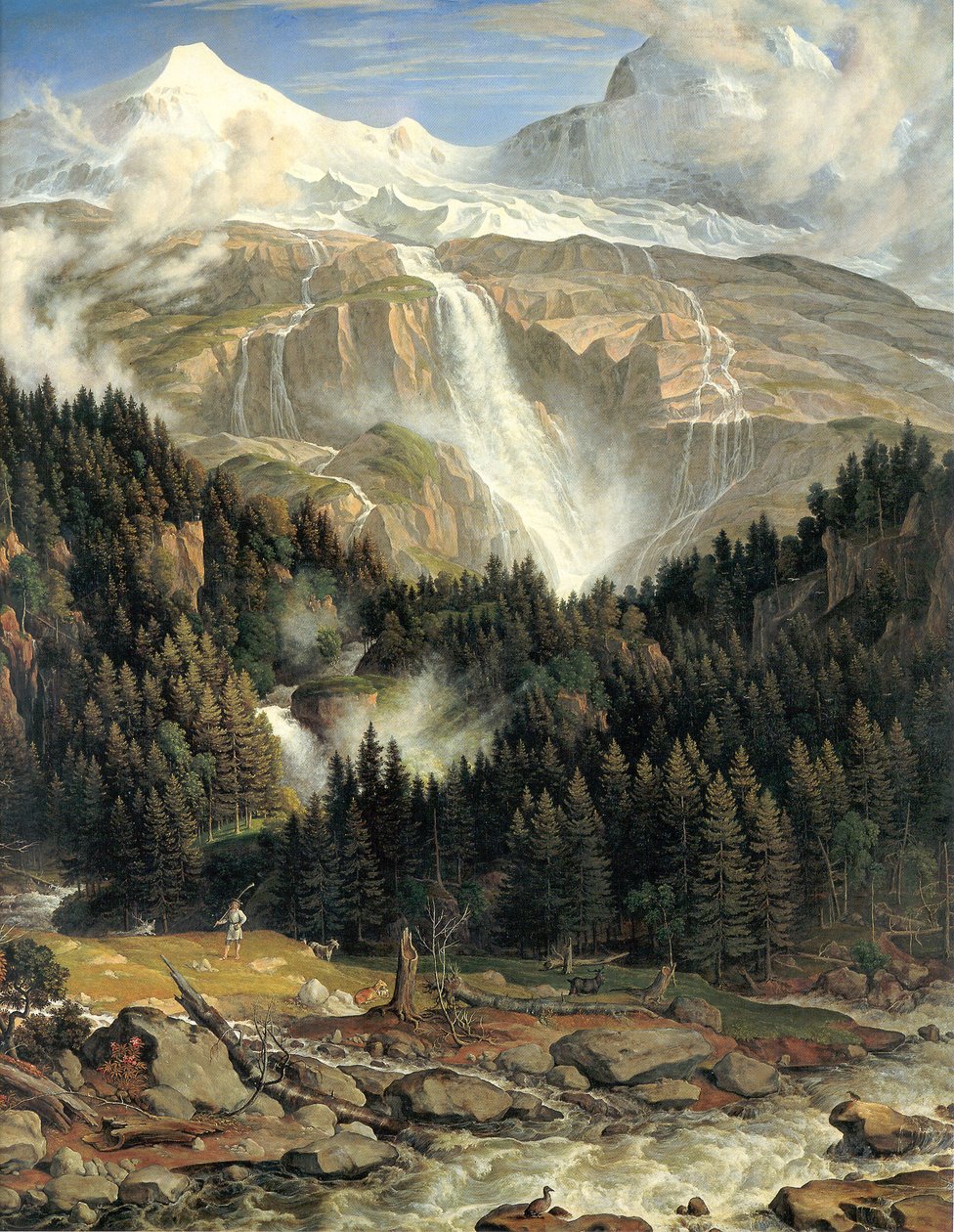 Wodospad Schmadribach autorstwa Joseph Anton Koch