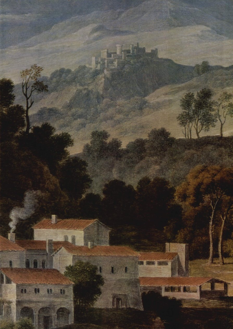 Klasztor San Francesco im Sabinergebirge bei Rom Klasztor San Francesco di Civitella w Górach Sabińskich autorstwa Joseph Anton Koch