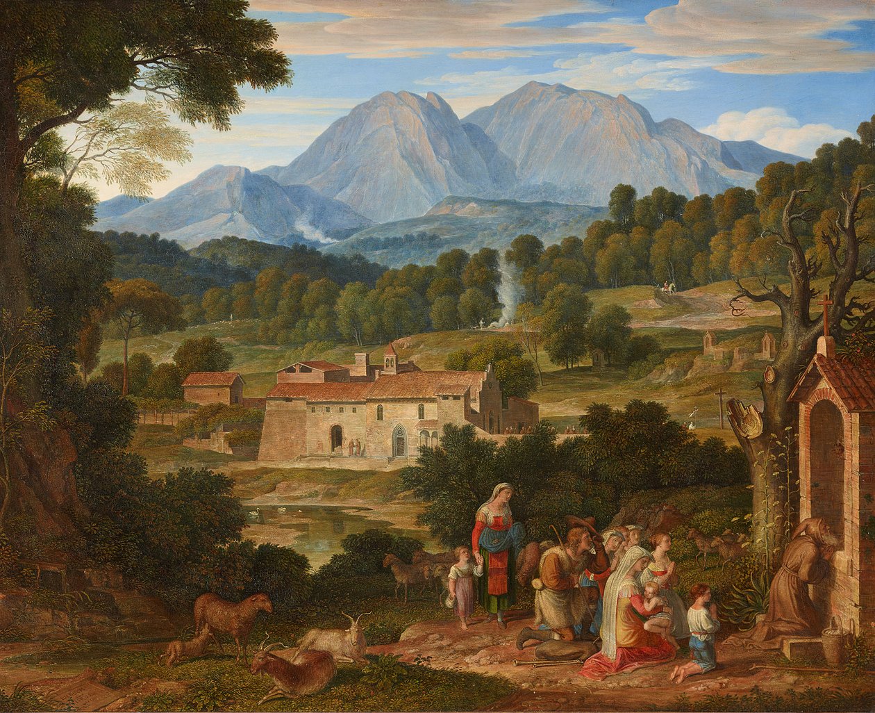 Klasztor św. Franciszka w Civitelli autorstwa Joseph Anton Koch