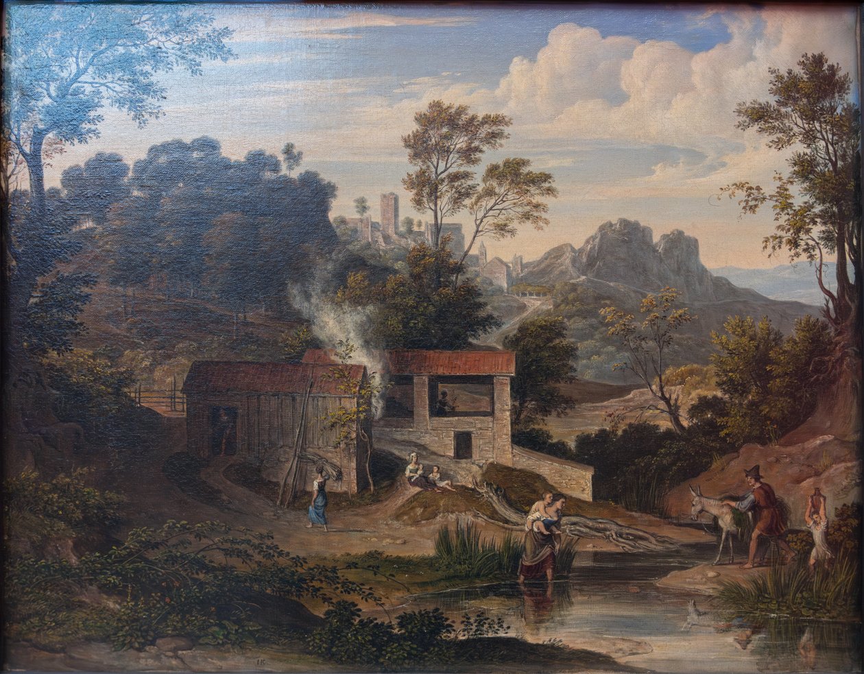 Cegielnia koło Olevano autorstwa Joseph Anton Koch