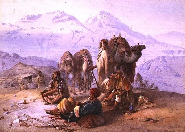 Obóz Arabów autorstwa Joseph Austin Benwell