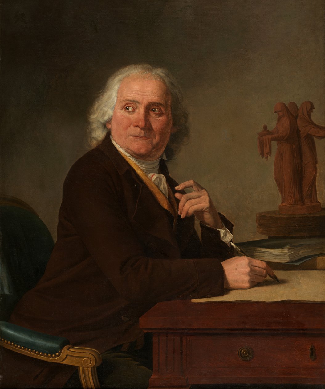 Portret Jeana Durameau (olej na płótnie) autorstwa Joseph Benoît Suvée