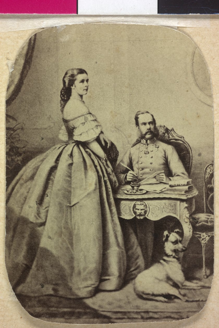 Franciszek Józef I i Elżbieta Austriacka autorstwa Joseph Bermann