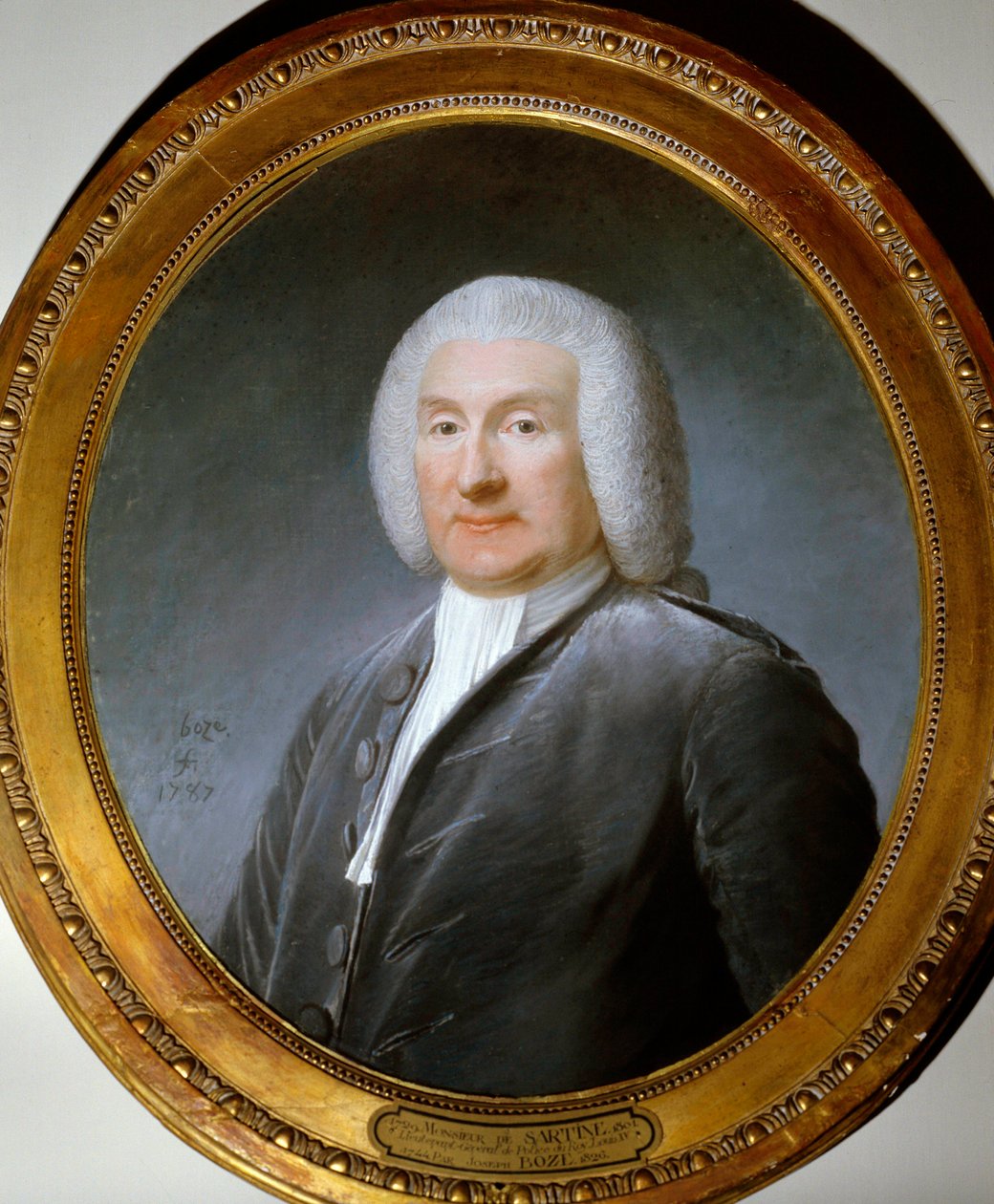 Portret Antoine de Sartine (1729-1801) porucznika policji Ludwika XV Akwarela autorstwa Josepha Boze (1744-1826). 1787. Wersal, Muzeum Zamkowe autorstwa Joseph Boze