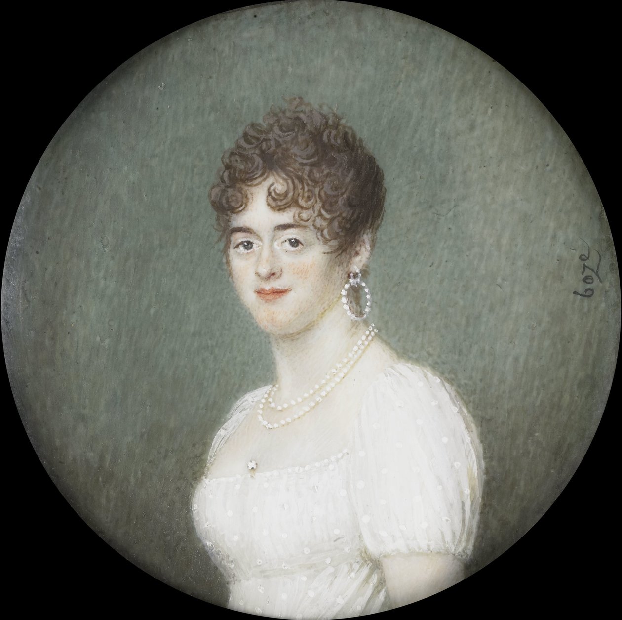 Portret Kornelii Pull (d 1809). Żona Gerrita Jana van Houtena autorstwa Joseph Boze