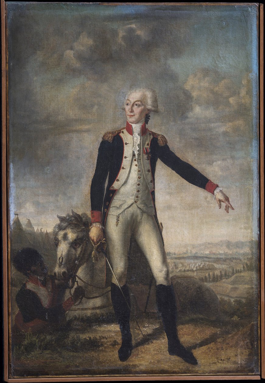 Portret Gilberta Motiera markiza de La Fayette (1757-1834), autorstwa Boze, Josepha (1745-1826). olej na płótnie, ok. 1785. Park pamięci Mount Vernon autorstwa Joseph Boze