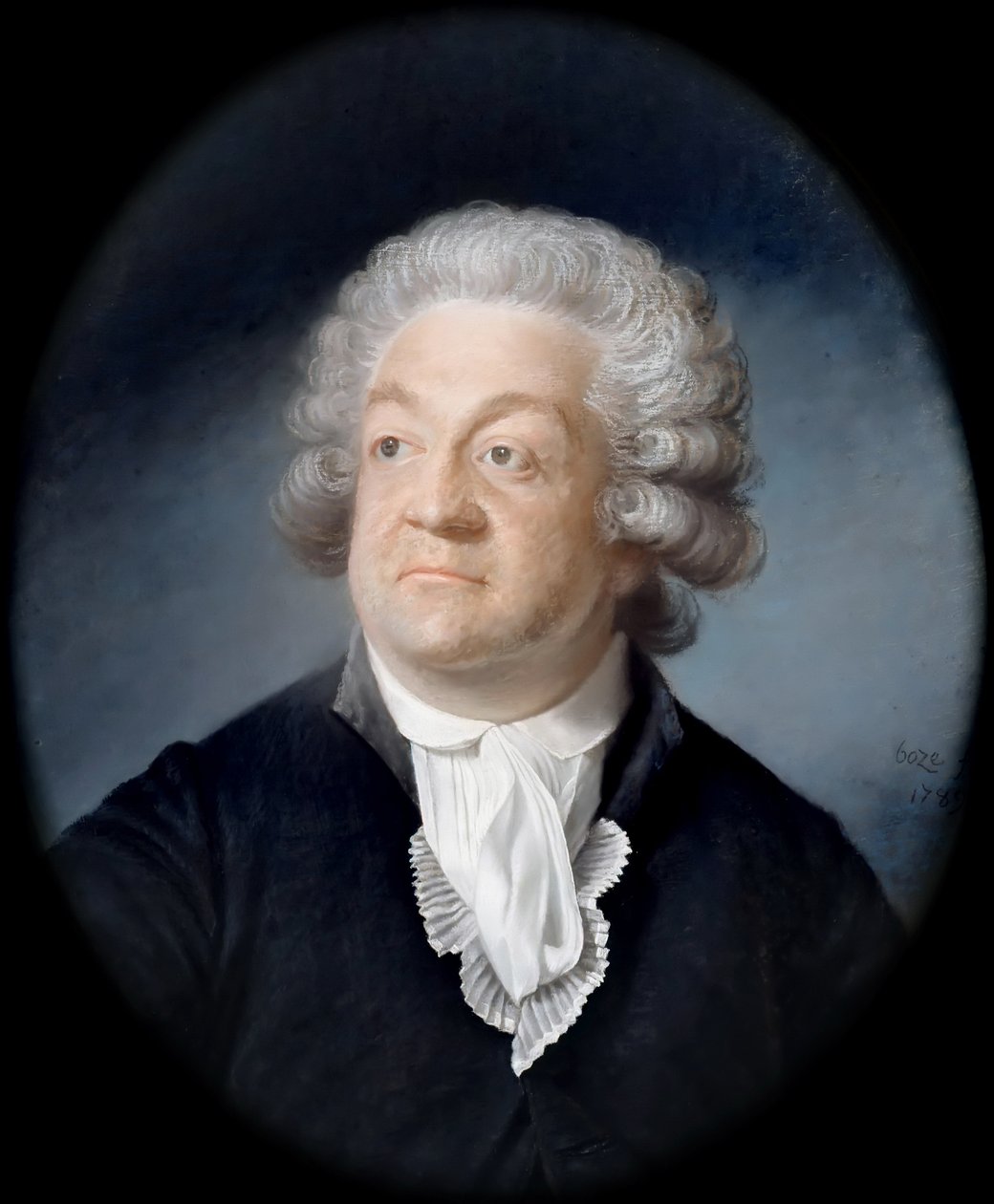 Portret Honoré Gabriela Riqueti, hrabiego Mirabeau 1749-1791 autorstwa Joseph Boze