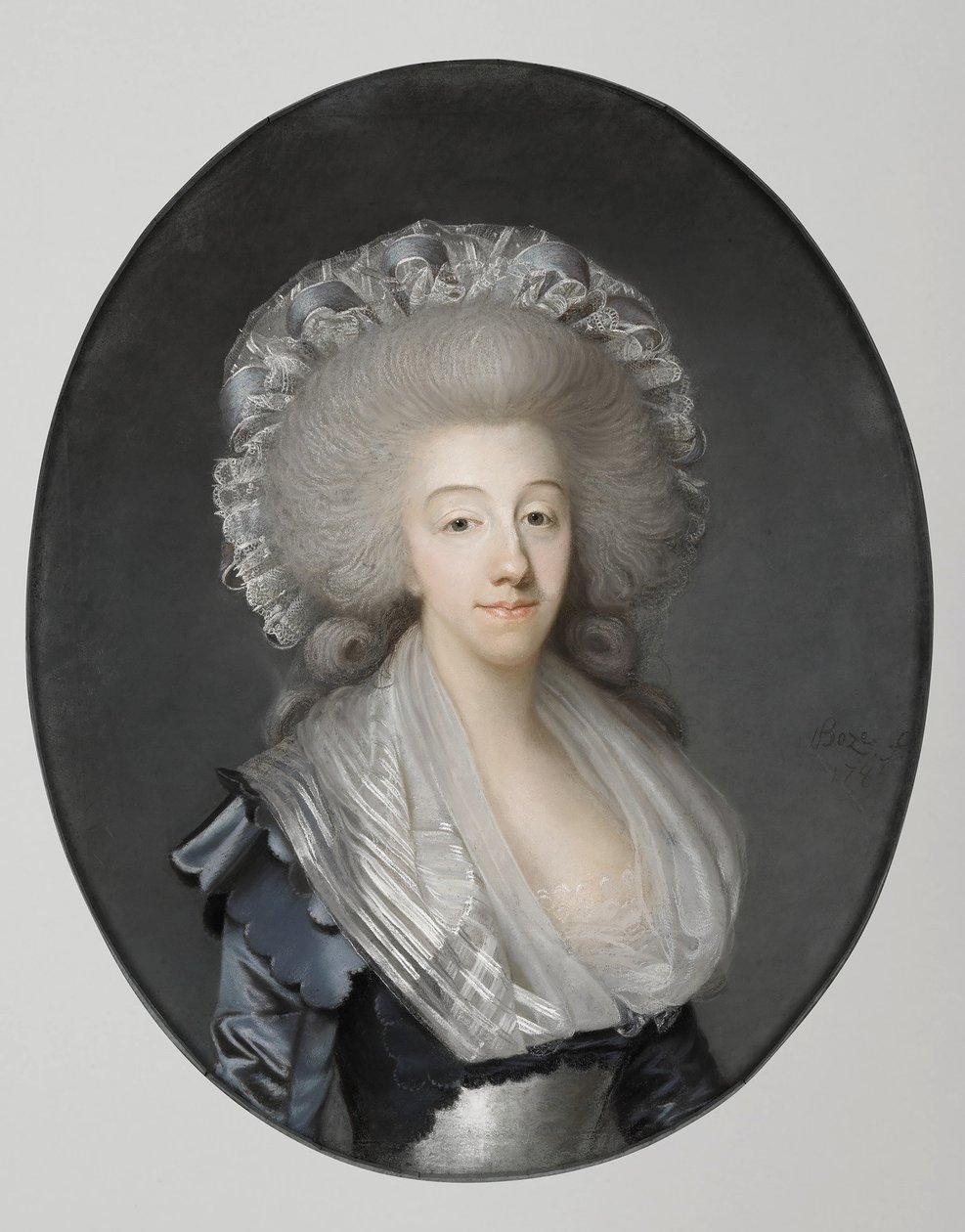Księżniczka Maria Teresa Sabaudii 1756-1805, hrabina Artois, 1785. autorstwa Joseph Boze