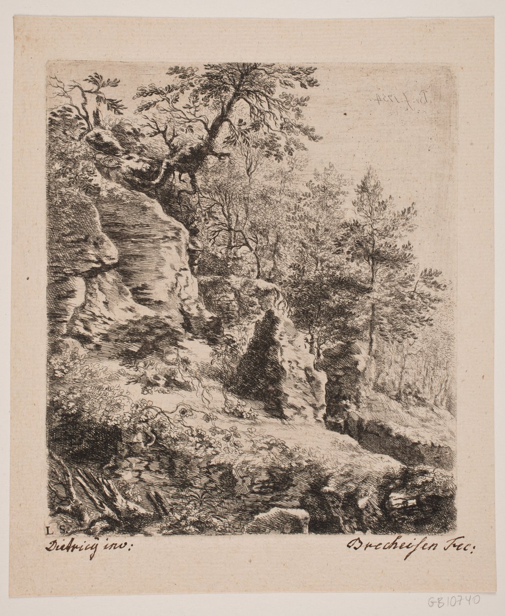 Skalisty krajobraz autorstwa Joseph Brecheisen