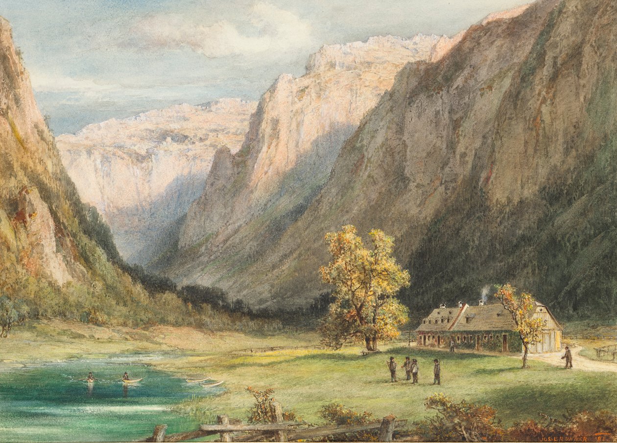 Domek myśliwski w Brunn/Wildalpen autorstwa Joseph Brunner
