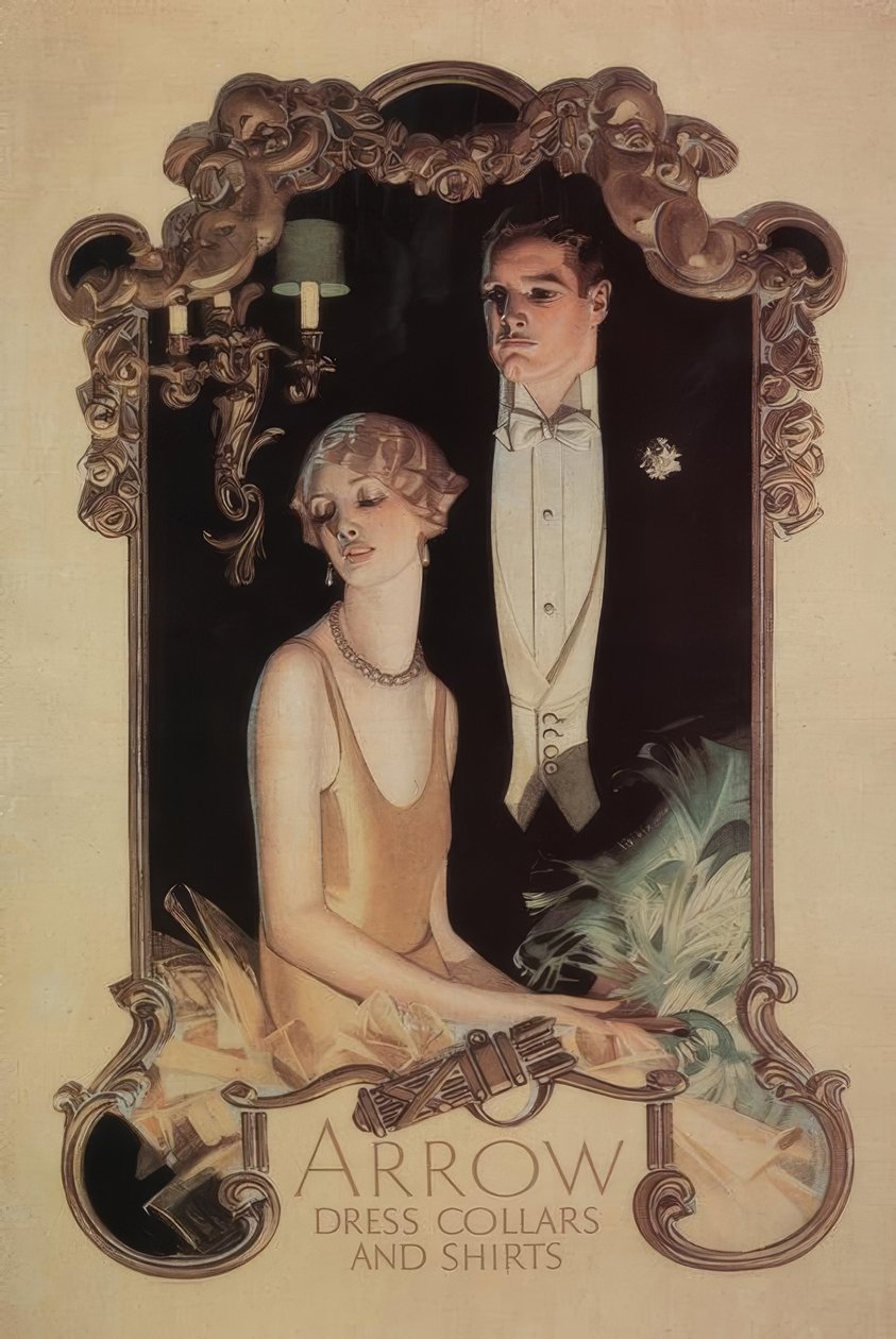 Obroże i koszule Arrow autorstwa Joseph C. Leyendecker
