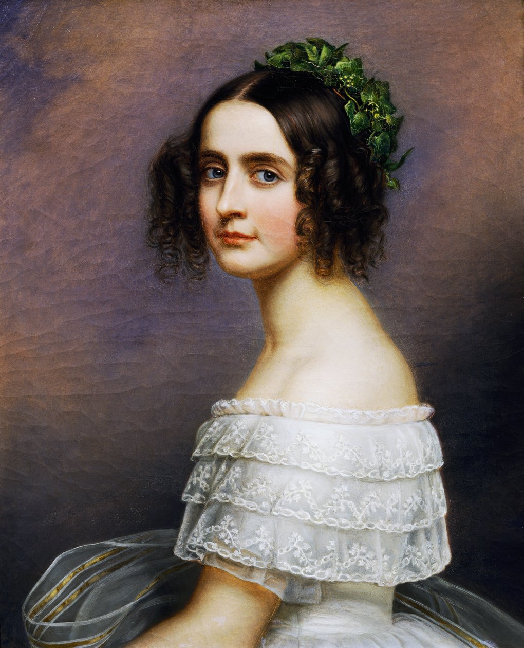 Portret Aleksandry Amalii Bawarskiej (Aschaffenburg autorstwa Joseph Carl Stieler