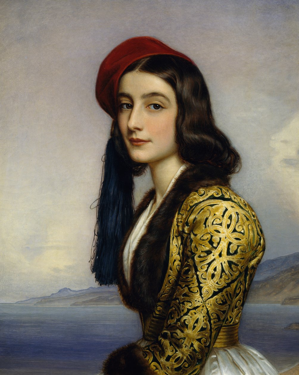 Portret Kathariny Botzaris autorstwa Joseph Carl Stieler