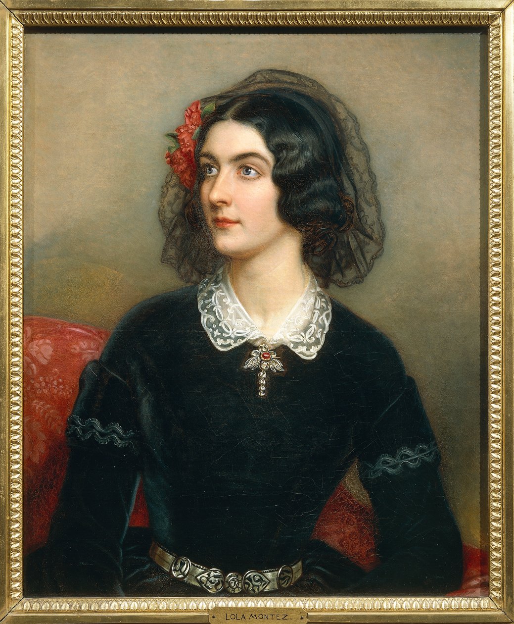 Portret Marii Dolores Elisy Gilbert, znanej jako Lola Montez (Limerick autorstwa Joseph Carl Stieler