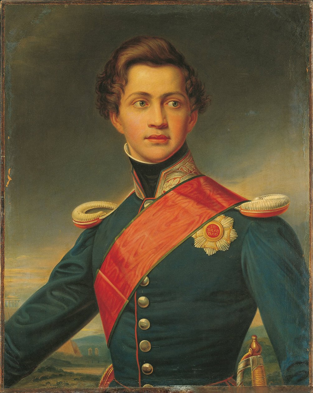 Portret Ottona, króla Grecji, 1832 autorstwa Joseph Carl Stieler