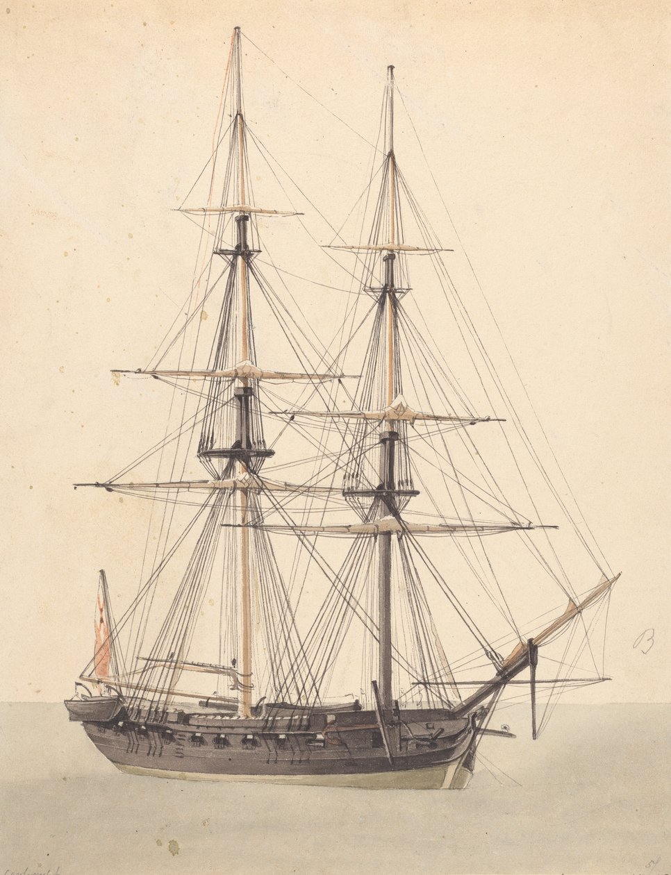 Pojedyncza Corvetta. Pokłoń się do przodu autorstwa Joseph Cartwright