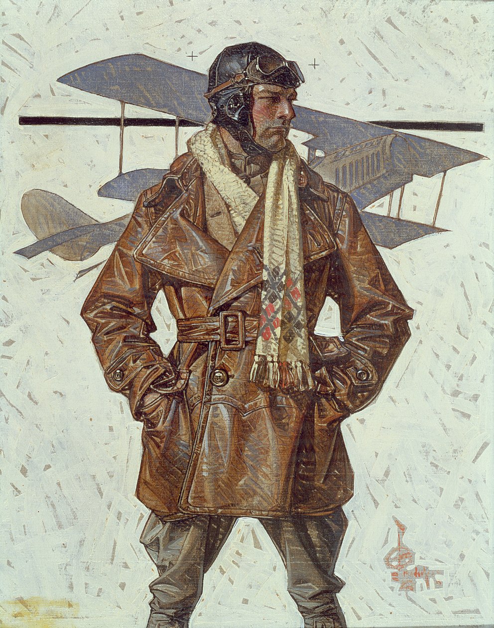 Pilot Sił Powietrznych autorstwa Joseph Christian Leyendecker
