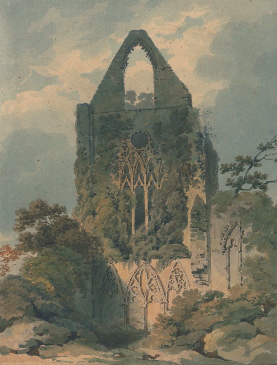 Opactwo Tintern autorstwa Joseph Clarendon Smith