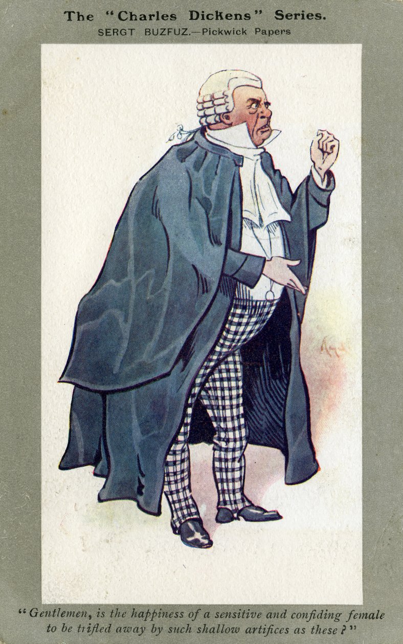 „Papiery Pickwicka” Charlesa Dickensa. autorstwa Joseph Clayton  Clarke