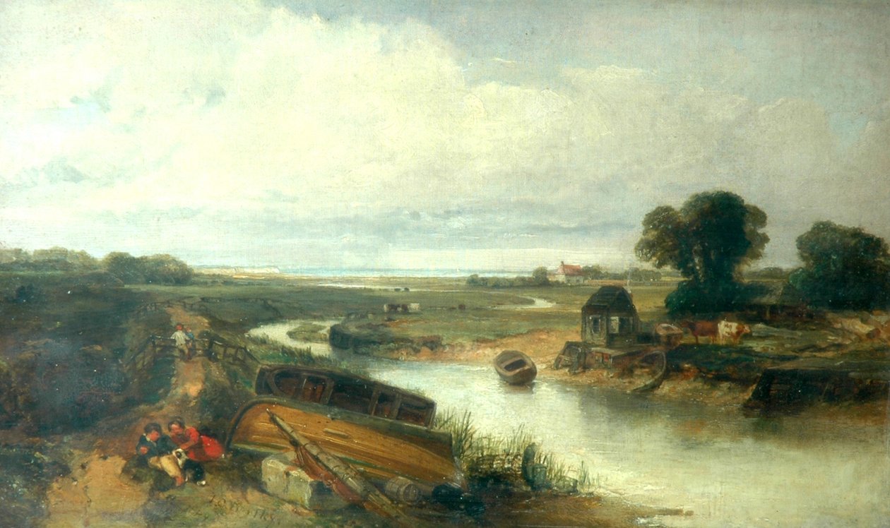 Rzeka pływowa, 1849 autorstwa Joseph Clayton Bentley
