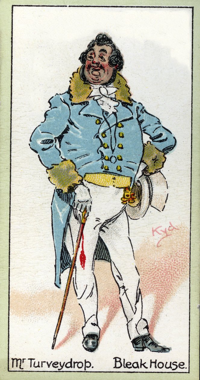 Stary pan Turveydrop, z „Ponurego domu”, 1923 autorstwa Joseph Clayton Clarke