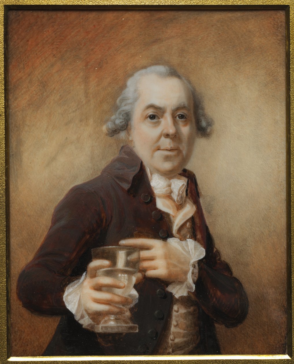 Portret mężczyzny trzymającego szklankę autorstwa Joseph Daniel
