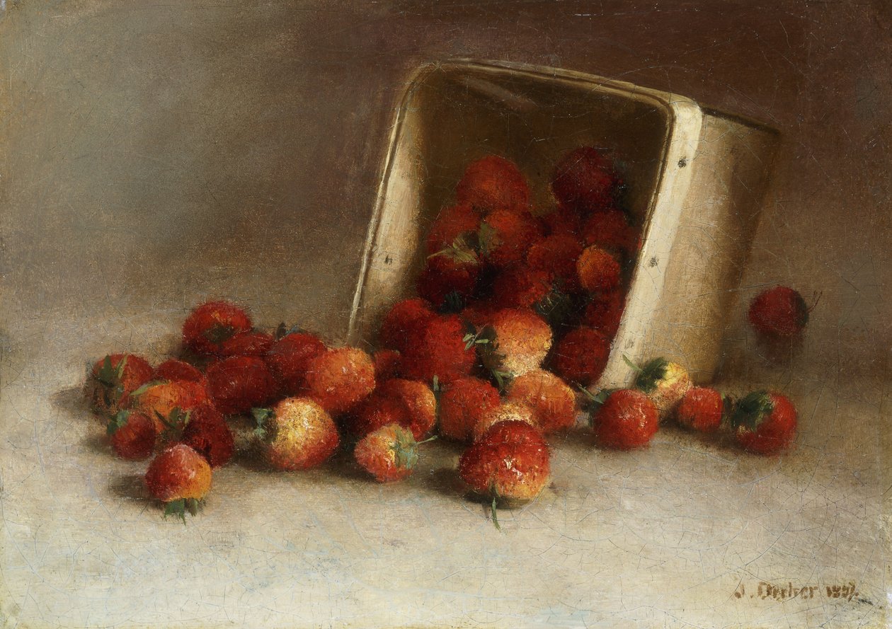 Pudełko Truskawek, 1897 autorstwa Joseph Decker