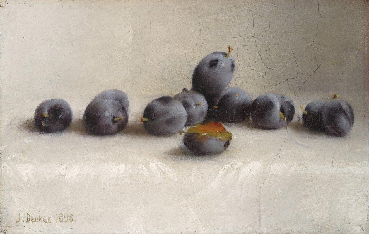 Dwanaście śliwek, 1896 autorstwa Joseph Decker
