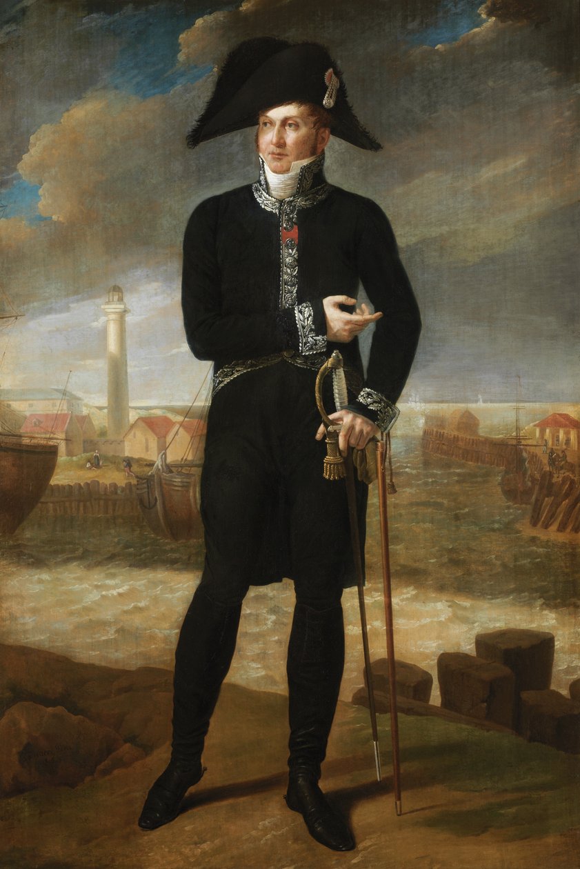 Portret Bernarda-Francois, markiza de Chauvelin (olej na płótnie) autorstwa Joseph Denis Odevaere