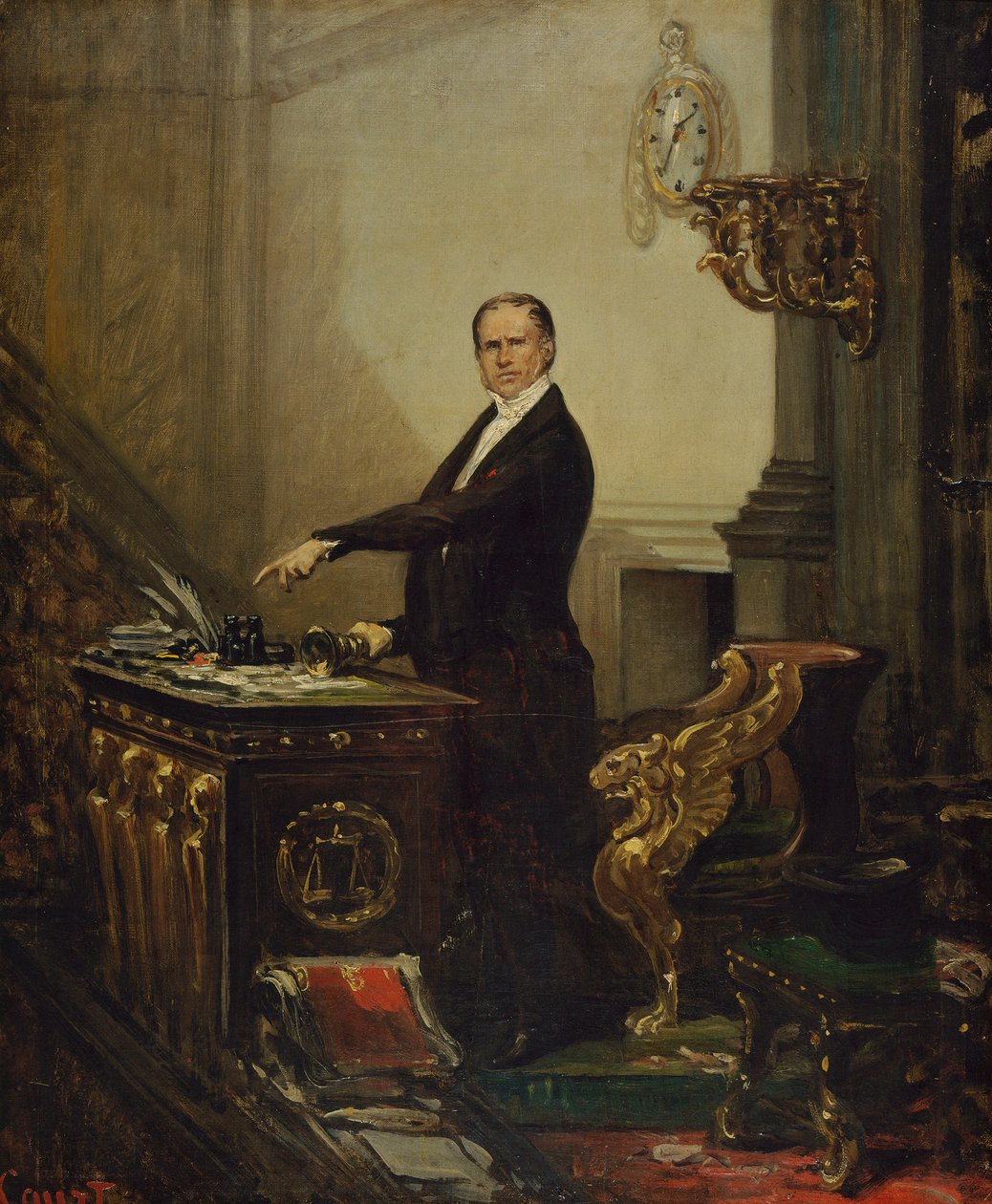 Portret André Dupina 1783-1865, c. 1850. autorstwa Joseph Desire Court