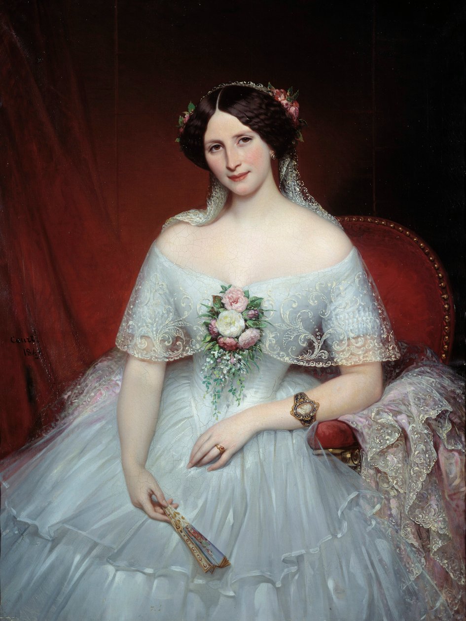 Portret Madame Pouchet Jest żoną doktora Archimede Poucheta, przyjaciela Gustave