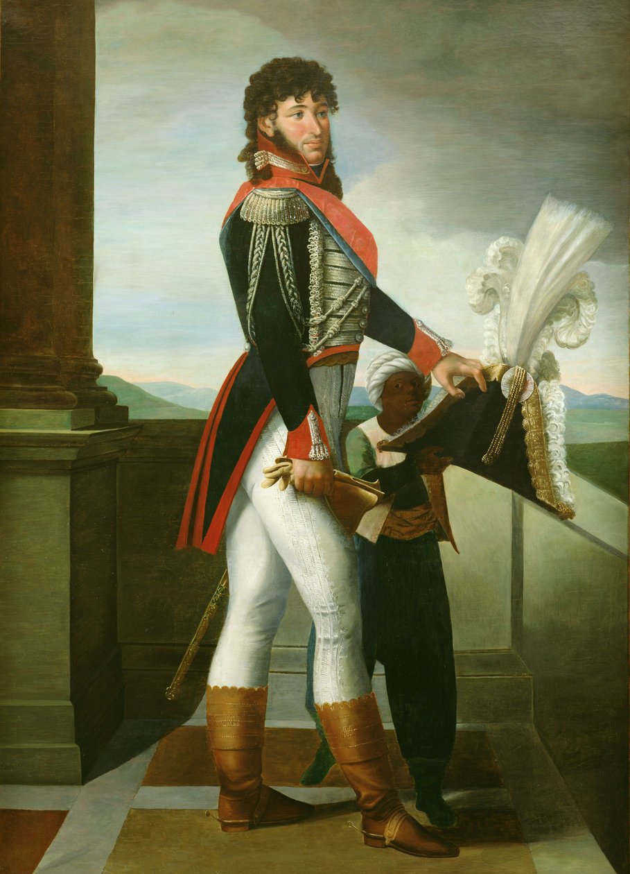 Joachim Murat (1767-1815) w mundurze pułkownika gwardii, 1813 autorstwa Joseph Dionysius Odevaere