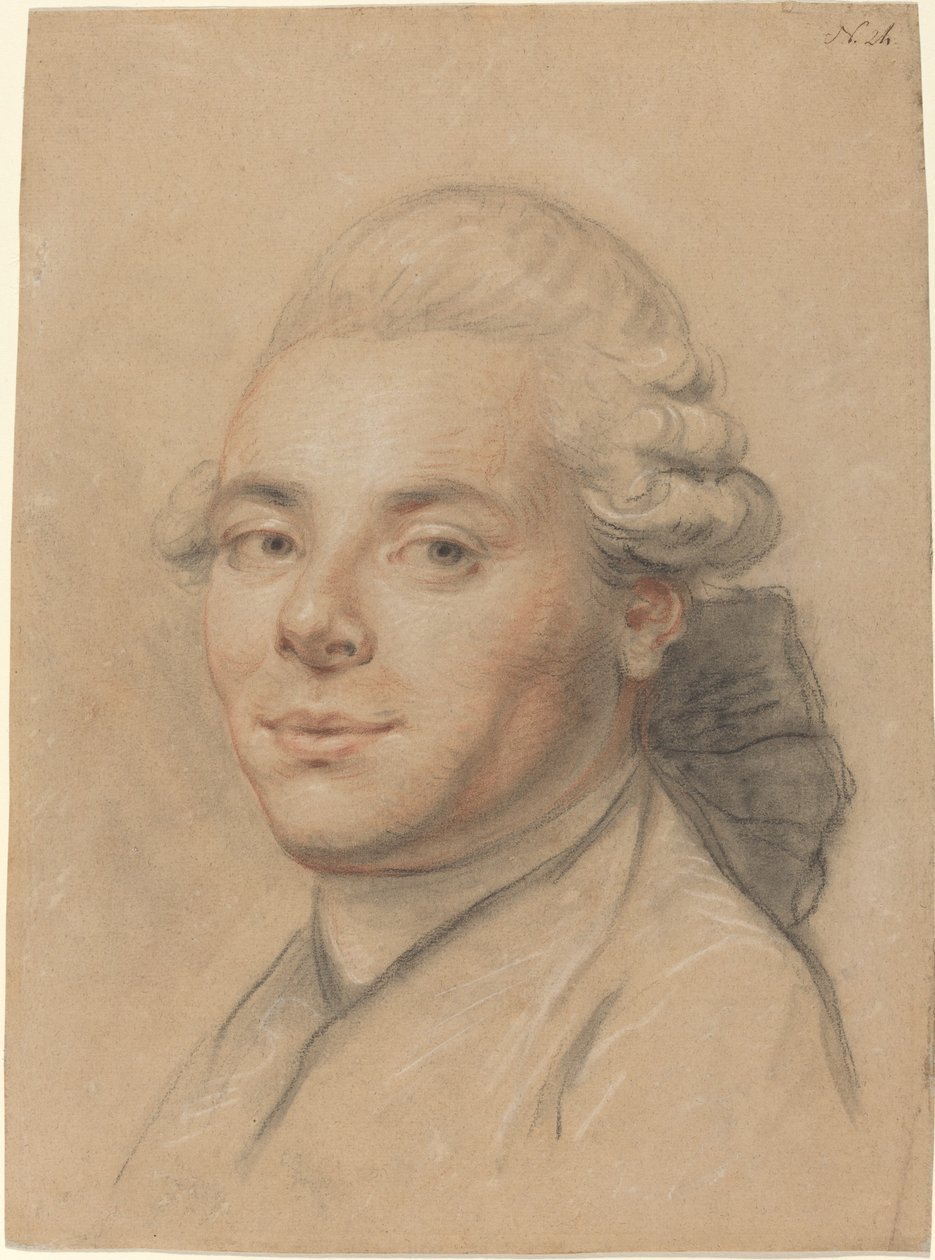 Szef Dżentelmena [recto] autorstwa Joseph Ducreux