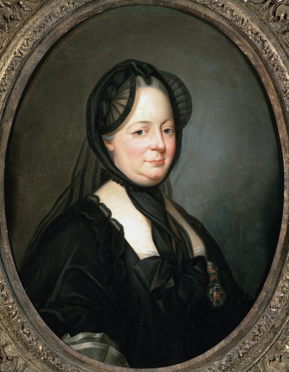 Portret Marii Teresy Austrii, cesarzowej i królowej Węgier i Bohemy (olej na płótnie) autorstwa Joseph Ducreux