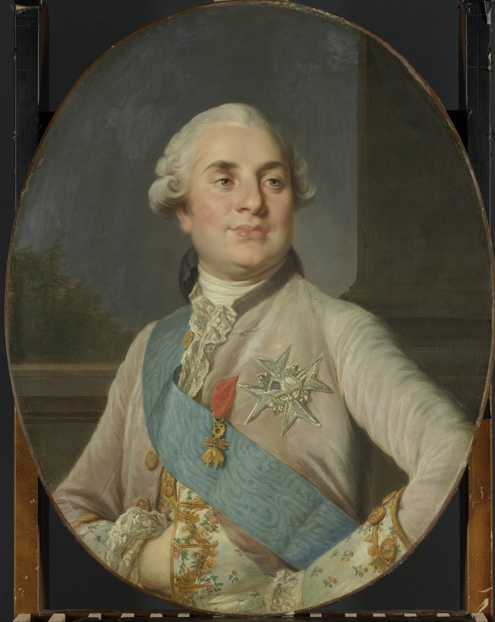 Portret Ludwika XVI, króla Francji Ludwik XVI (1754-1793), król Francji autorstwa Joseph Duplessis (workshop of)