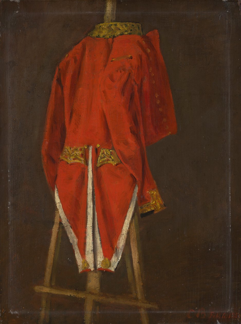 Studium płaszcza należącego do Johna, 11.hrabiego Westmorland autorstwa Joseph Edgar Boehm