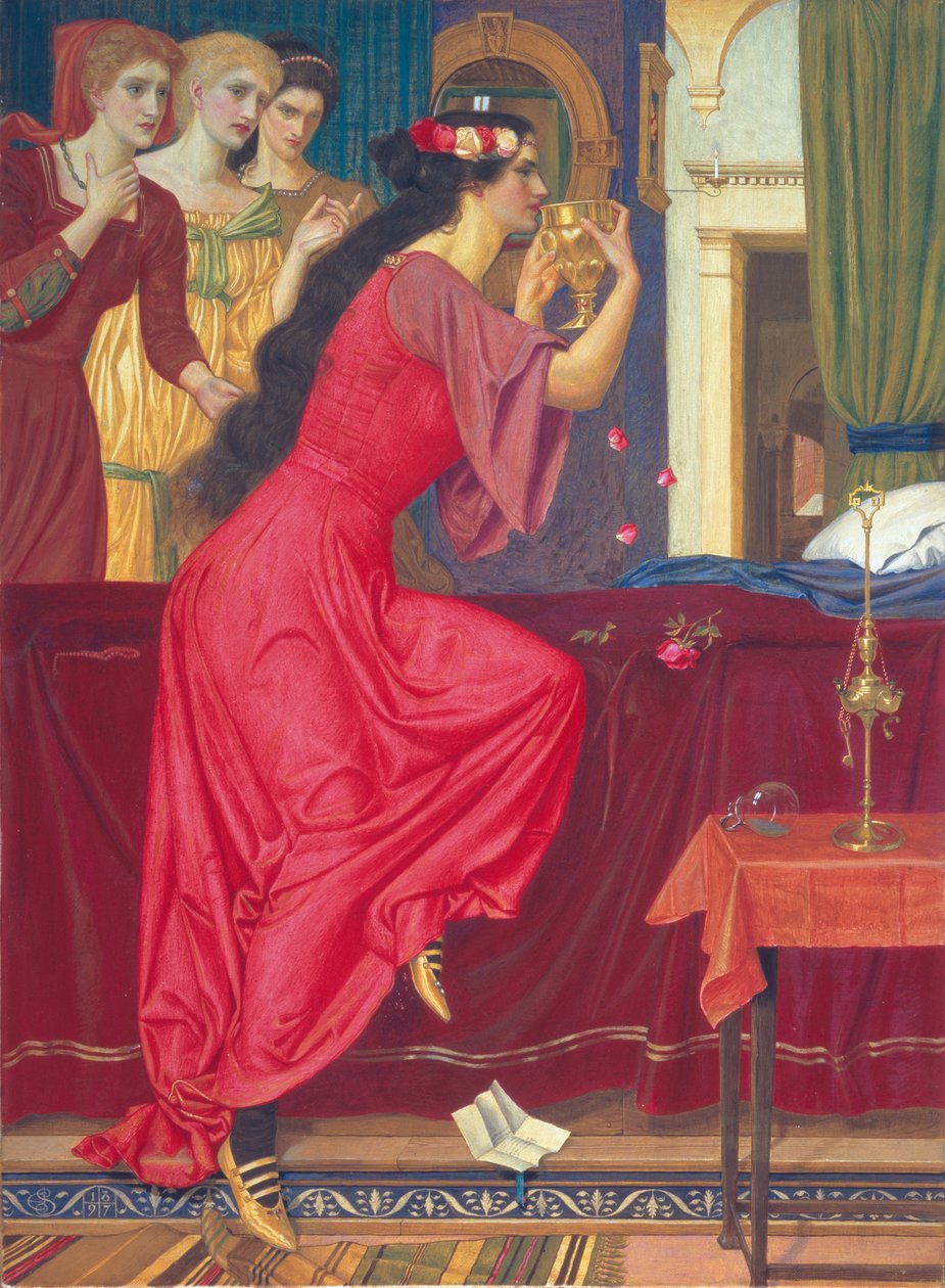 Zygmunt pijący truciznę, 1897 autorstwa Joseph Edward Southall