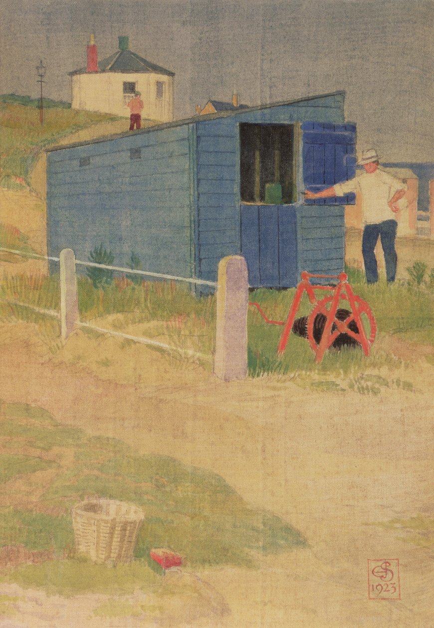 Niebieska Szopa, 1923 autorstwa Joseph Edward Southall