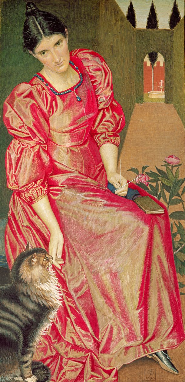 Zamknięty ogród, 1898 (wc) autorstwa Joseph Edward Southall