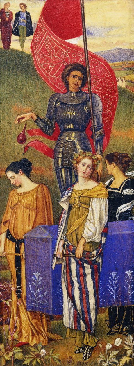 Mistyczny pogrzeb autorstwa Joseph Edward Southall