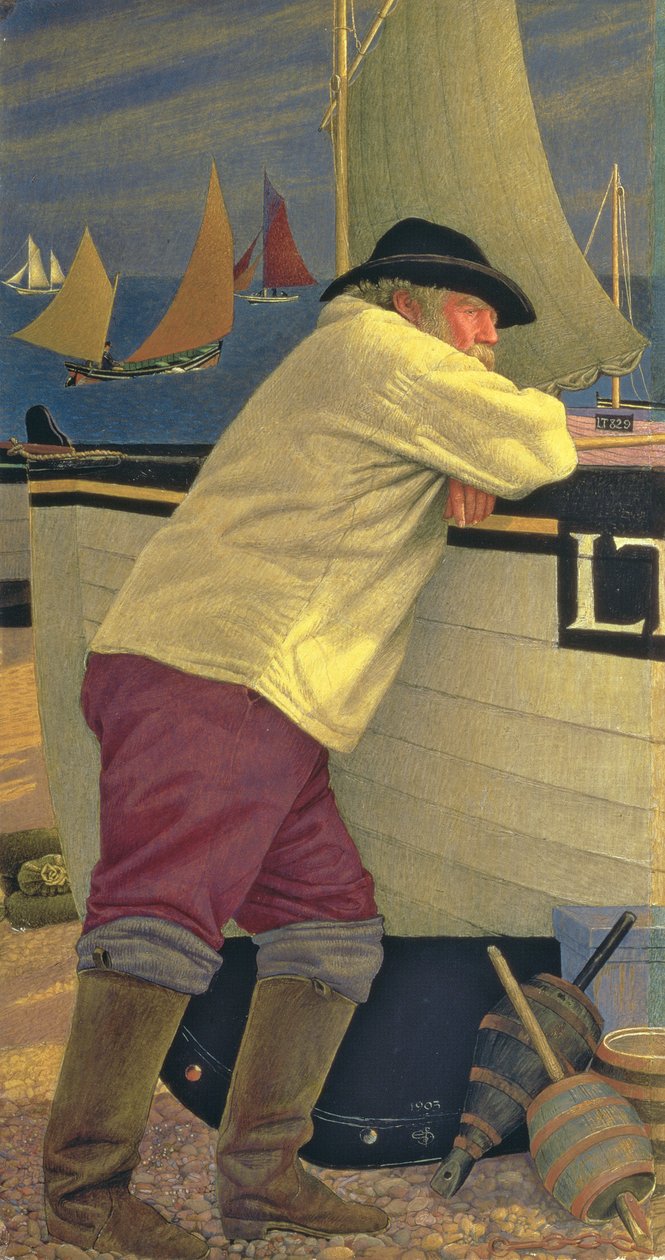Stary Rybak autorstwa Joseph Edward Southall