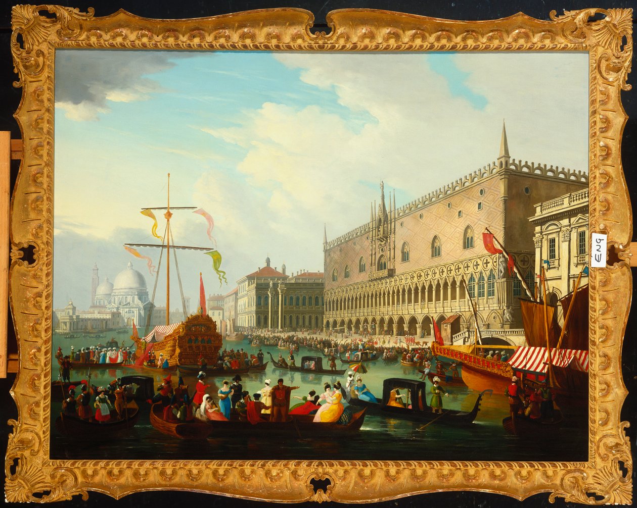 Bacino di San Marco, Wenecja, z Karnawałem autorstwa Joseph F. Ellis