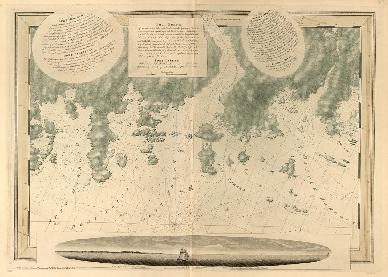 Atlantycki Neptun, autorstwa Joseph F. W. Des Barres