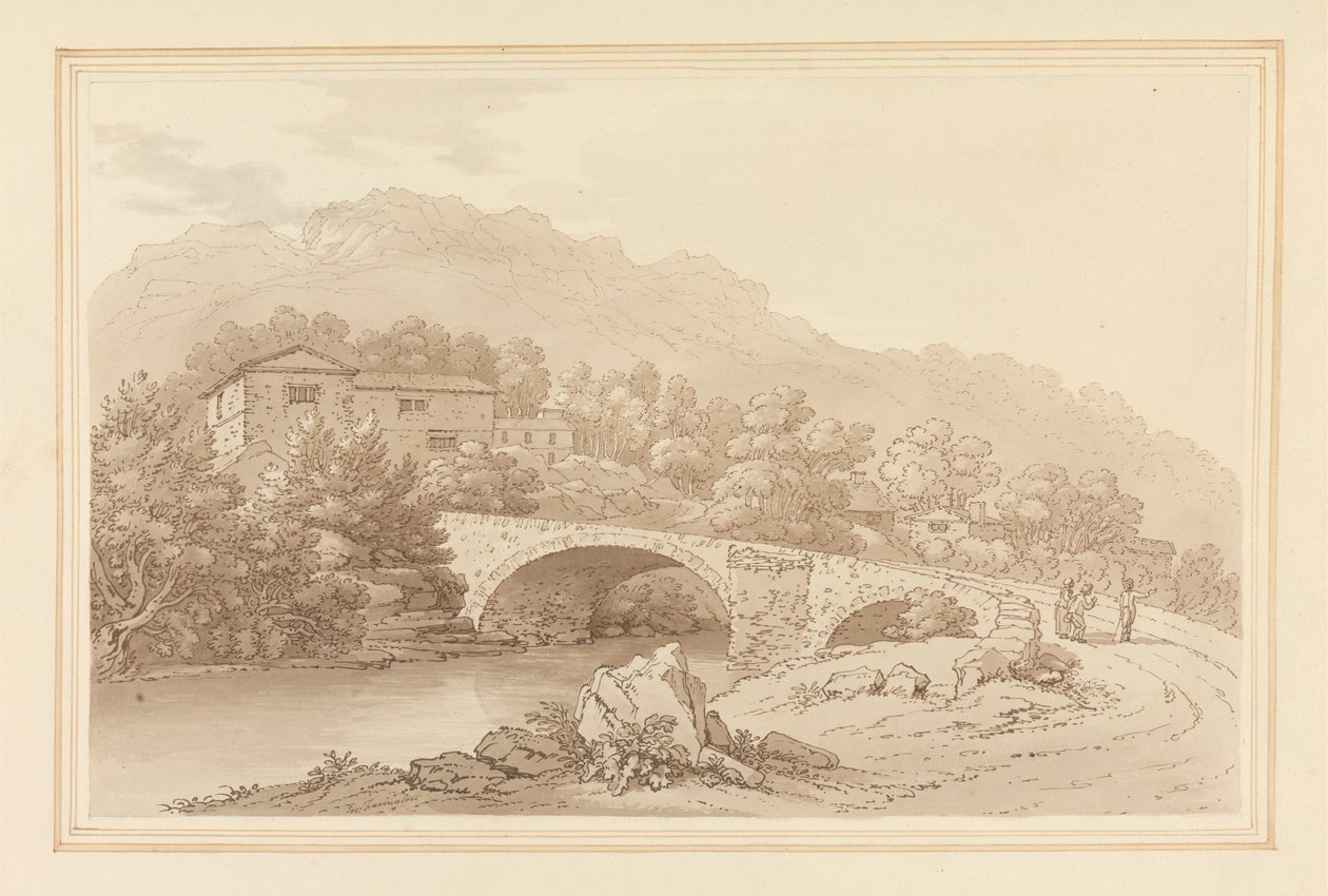 Most Brathaya autorstwa Joseph Farington