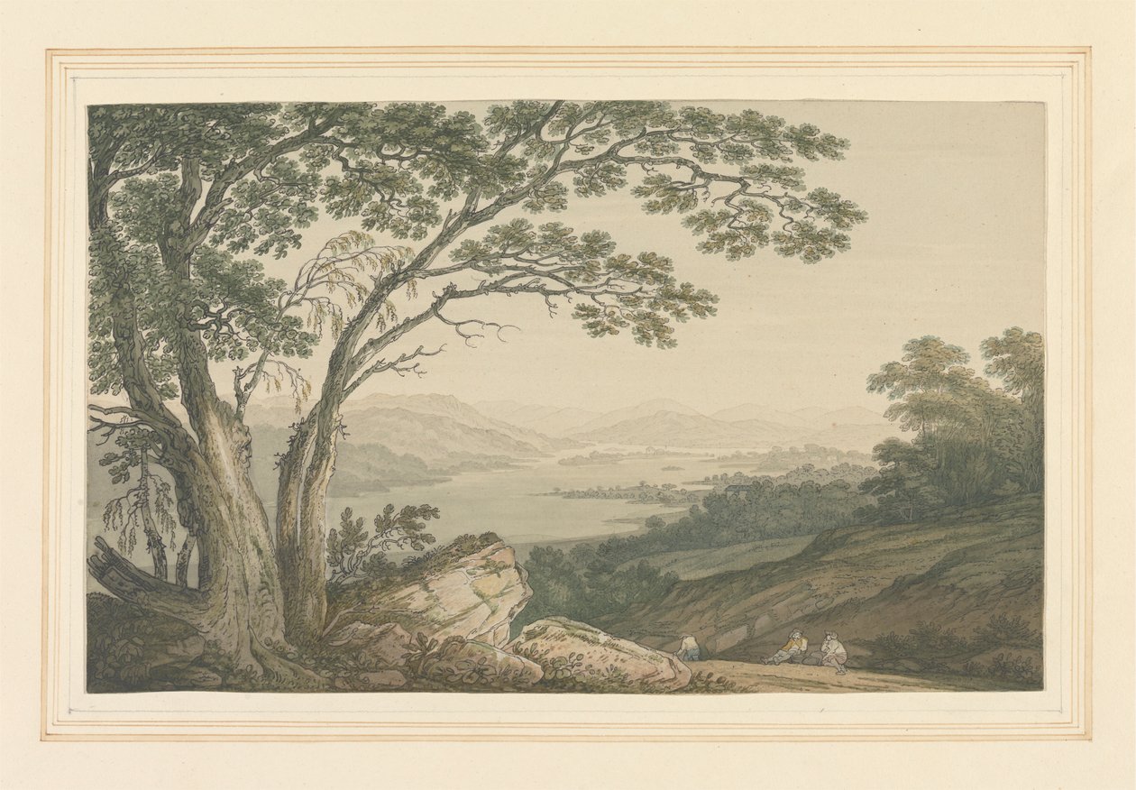 Windermere z Gillshead autorstwa Joseph Farington