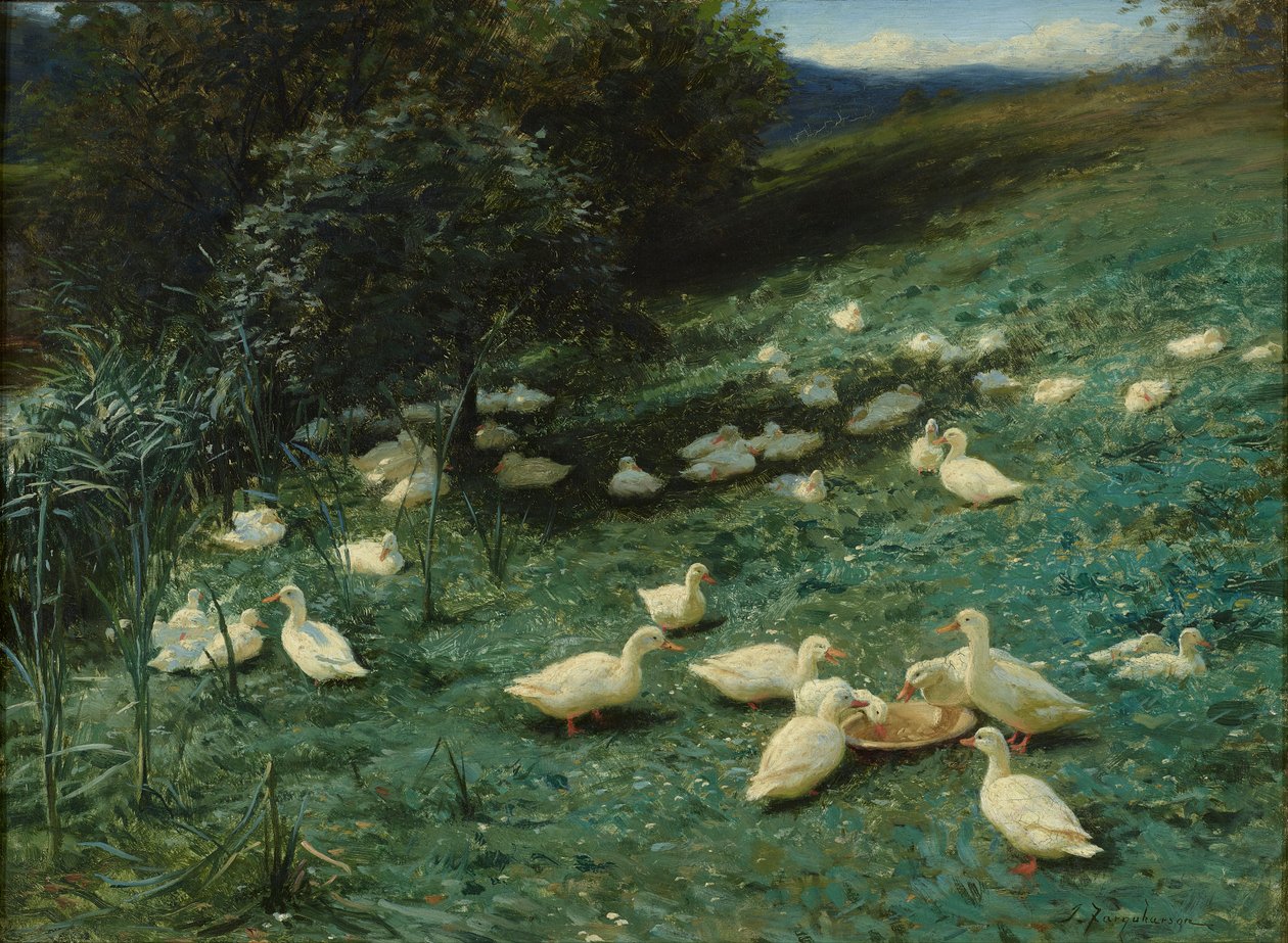 W cieple letnich dni (olej na płótnie) autorstwa Joseph Farquharson