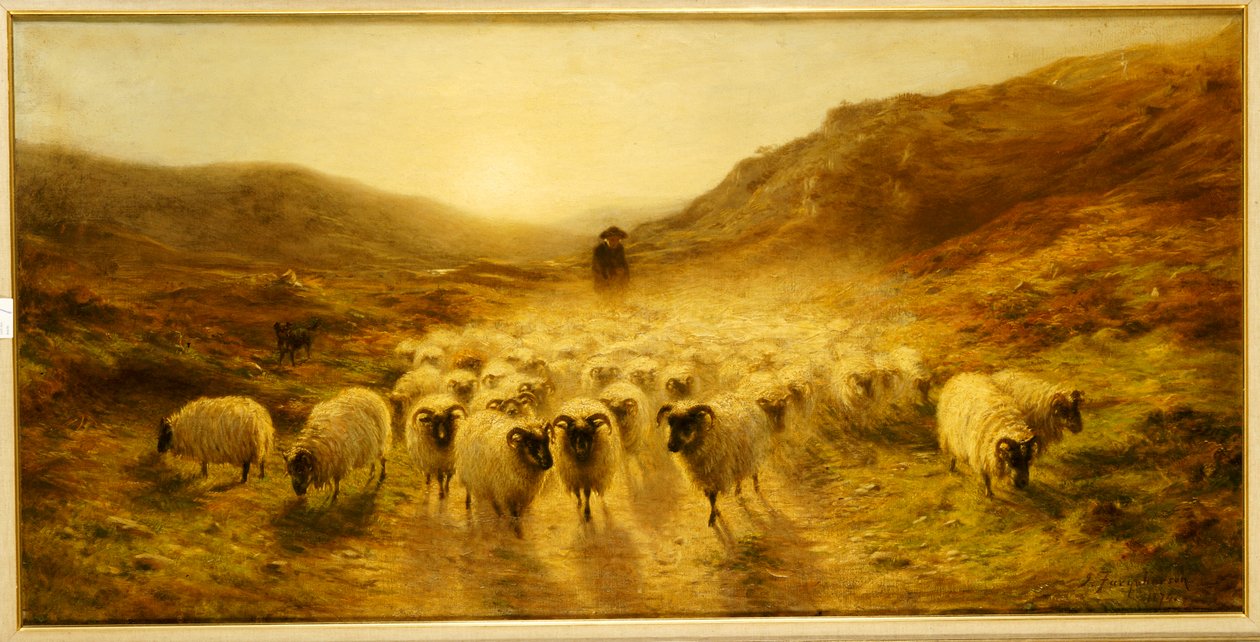 Opuszczając Wzgórza, 1874 autorstwa Joseph Farquharson