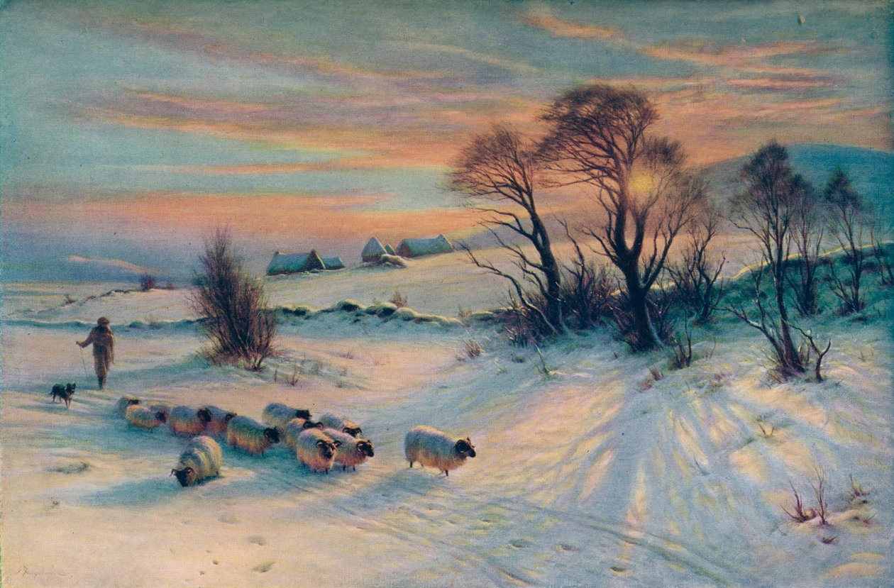 Zimowy blask, XIX w., 1913 autorstwa Joseph Farquharson